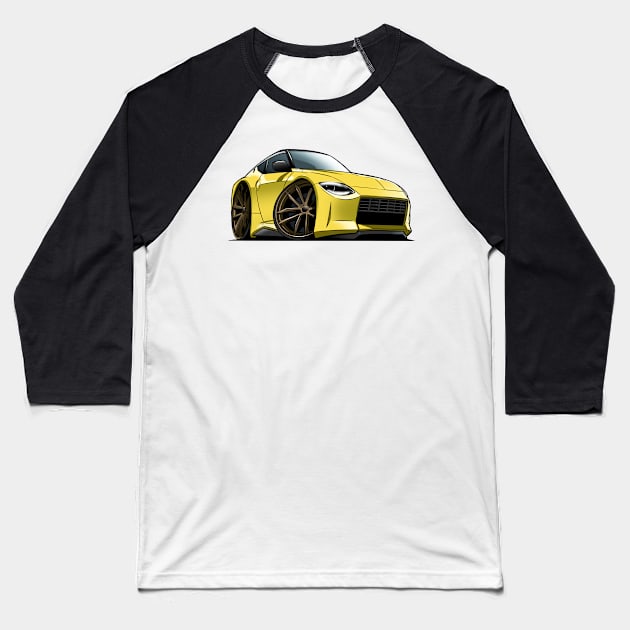 Nissan Z Proto Baseball T-Shirt by killustrator